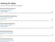 Tablet Screenshot of democratsworkingforidaho.blogspot.com