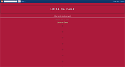 Desktop Screenshot of loiranacama.blogspot.com