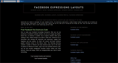 Desktop Screenshot of facebook-expressions.blogspot.com