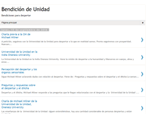 Tablet Screenshot of bendicion-de-unidad.blogspot.com