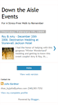 Mobile Screenshot of downtheaisleevents.blogspot.com