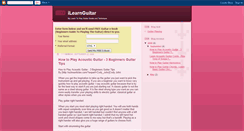 Desktop Screenshot of i-learnguitar.blogspot.com