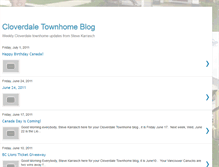 Tablet Screenshot of cloverdaletownhomes.blogspot.com