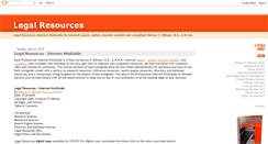 Desktop Screenshot of legalresources.blogspot.com