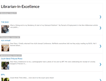 Tablet Screenshot of librarianinexcellence.blogspot.com