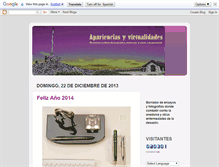 Tablet Screenshot of aparienciasyvirtualidades.blogspot.com