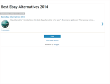 Tablet Screenshot of ebayalternative2014.blogspot.com