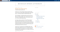 Desktop Screenshot of michigansportsauthority.blogspot.com