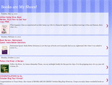 Tablet Screenshot of booksaremyshoes.blogspot.com