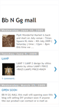 Mobile Screenshot of bbnggmall.blogspot.com