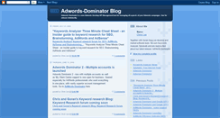 Desktop Screenshot of adwords-dominator.blogspot.com