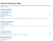 Tablet Screenshot of adwords-dominator.blogspot.com