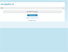 Tablet Screenshot of ionutpetre.blogspot.com