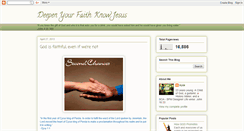 Desktop Screenshot of deepenyourfaith.blogspot.com