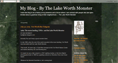 Desktop Screenshot of lake-worth-monster.blogspot.com