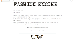 Desktop Screenshot of fashion-engine.blogspot.com