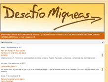 Tablet Screenshot of desafiomiqueasargentina.blogspot.com