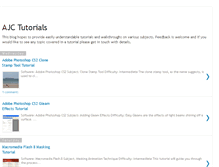 Tablet Screenshot of ajctutorials.blogspot.com