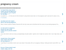 Tablet Screenshot of pregnancy-cream.blogspot.com