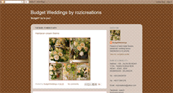 Desktop Screenshot of budget-weddings.blogspot.com