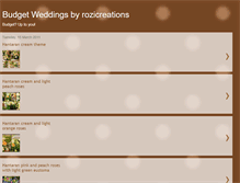 Tablet Screenshot of budget-weddings.blogspot.com