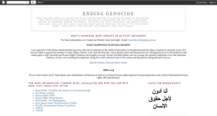 Desktop Screenshot of endinggenocide.blogspot.com