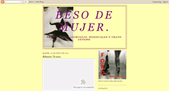 Desktop Screenshot of besodemujer.blogspot.com