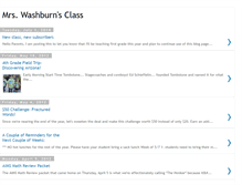 Tablet Screenshot of mrswashburnsclass.blogspot.com