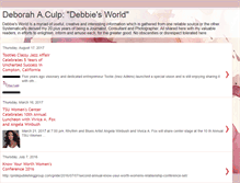 Tablet Screenshot of deborahculp.blogspot.com