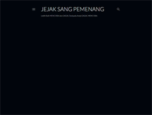 Tablet Screenshot of jejak-sang-pemenang.blogspot.com