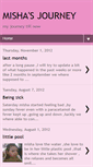Mobile Screenshot of mishasjourney.blogspot.com