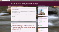 Desktop Screenshot of fairstreetchurch.blogspot.com