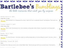 Tablet Screenshot of bartlebeesbumblings.blogspot.com