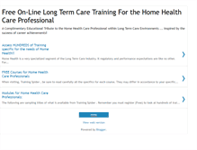 Tablet Screenshot of homecare-training.blogspot.com