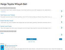Tablet Screenshot of hargatoyotabali.blogspot.com