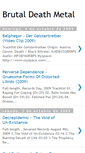 Mobile Screenshot of extreme-brutal-death-metal.blogspot.com