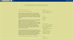 Desktop Screenshot of pendidikanindonesia.blogspot.com