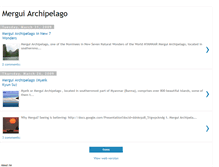 Tablet Screenshot of mergui-archipelago.blogspot.com