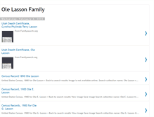 Tablet Screenshot of olelassonfamily.blogspot.com