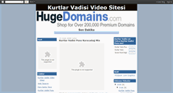 Desktop Screenshot of kurtlarvadisivideo.blogspot.com