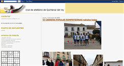 Desktop Screenshot of clubatletismoquintanar.blogspot.com
