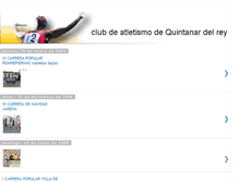 Tablet Screenshot of clubatletismoquintanar.blogspot.com