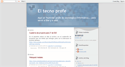 Desktop Screenshot of eltecnoprofe.blogspot.com