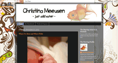 Desktop Screenshot of christinameeusen.blogspot.com