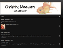 Tablet Screenshot of christinameeusen.blogspot.com