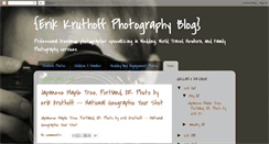 Desktop Screenshot of erikkruthoffphotography.blogspot.com