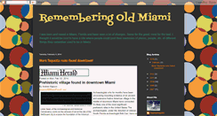 Desktop Screenshot of oldmiami.blogspot.com