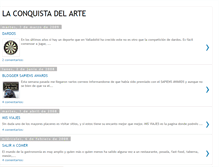 Tablet Screenshot of laconquistadelarte.blogspot.com