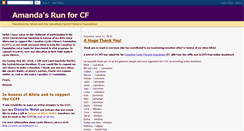 Desktop Screenshot of amandasrunforcf.blogspot.com
