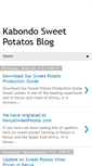 Mobile Screenshot of kabondopotatos.blogspot.com